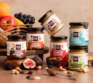 pâtes-à-tartiner-happy-hours-en-biovallee-nouveautes-2026 6 pots de pâtes à tartiner Happy Hours